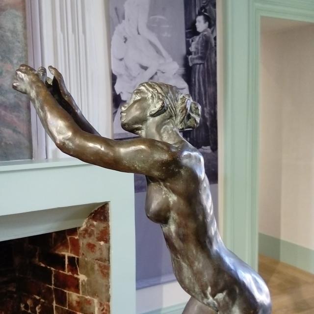 The implorant of Camille Claudel at the museum of Villeneuve-sur-Fère